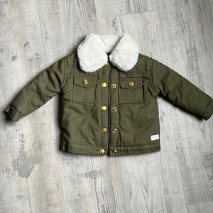 7 for all mankind baby girl coat size 12m